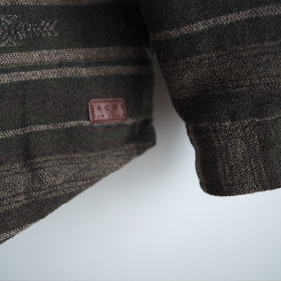 Jachs NY wool coat fleece sherpa lined shirt jacket - Picture 9 of 10